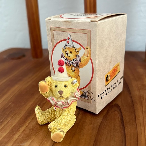 Steiff Figurine Teddy Clown Friends Forever Fantasy Box 2in Scotland Vintage - Picture 5 of 5